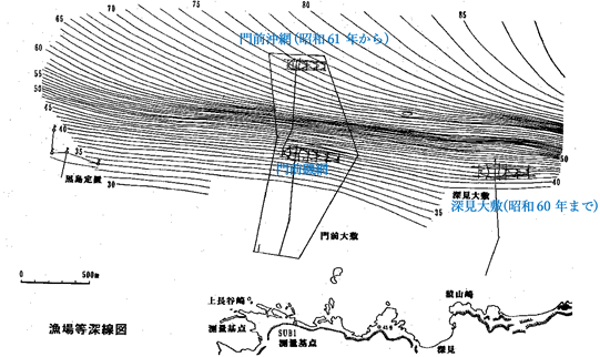 漁場等深線図